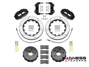 Jeep Gladiator Big Brake Kit - Rear - 13.5" Superlite 4R Slotted Rotors - For OE Parking Brake